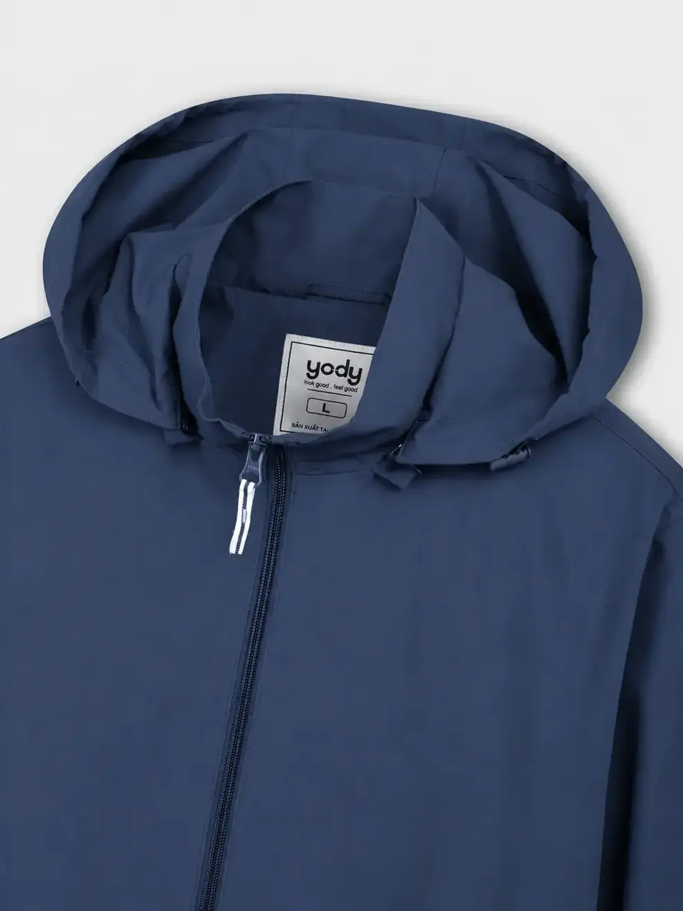 Áo Khoác Gió nam cơ bản - Navy 001 - M