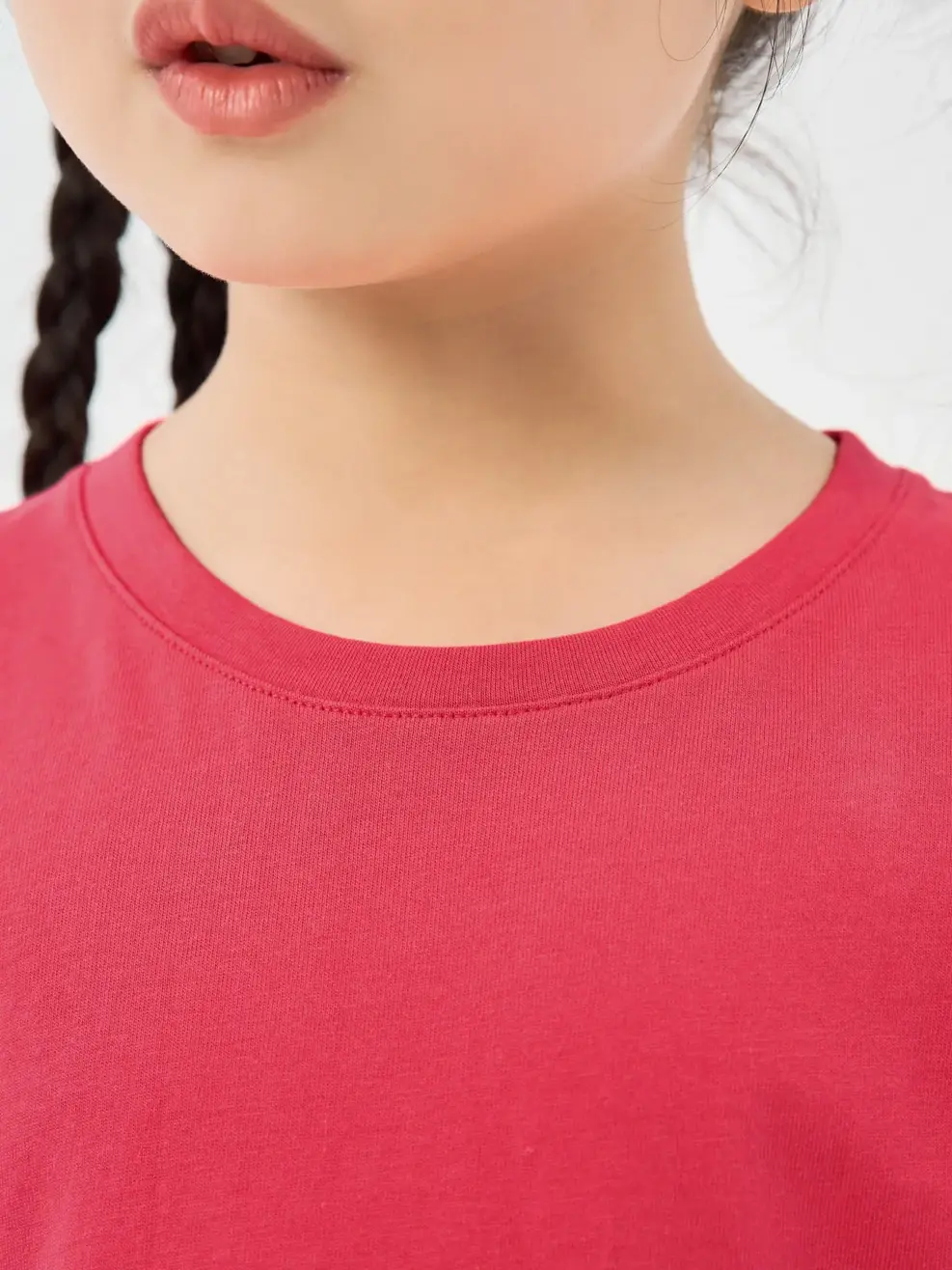 T-shirt Kid Bé Cơ Bản Cotton Usa - Hồng - 2