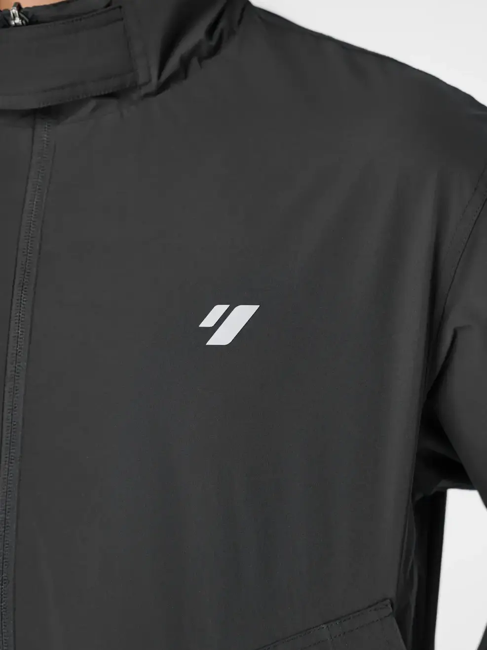 Áo Khoác Gió Nam Cổ Dựng Cúc Bấm - ĐEN 002 - M