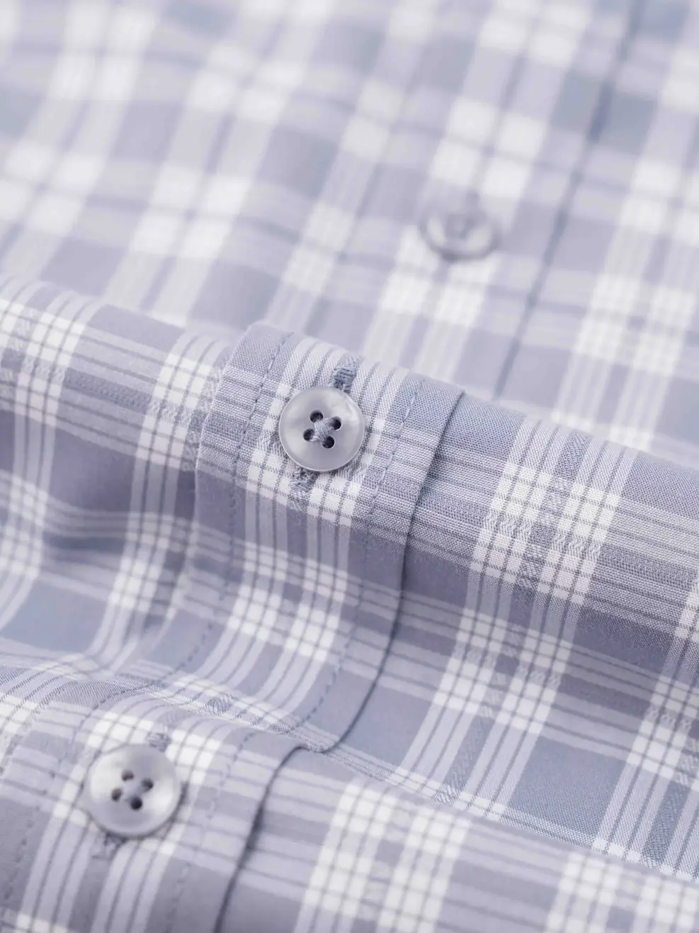 Áo Sơ-mi Ngắn Tay Nam Kẻ Caro - Kẻ xám 162 - M