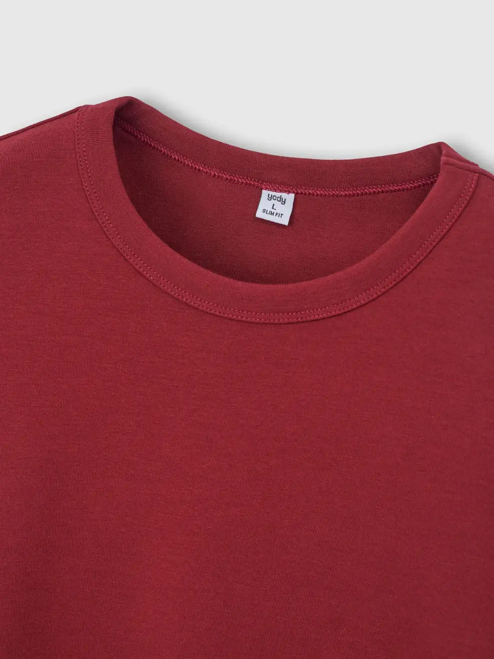 Áo Phông Nữ Slim Fit Cổ Tròn - ĐỎ 009 - S