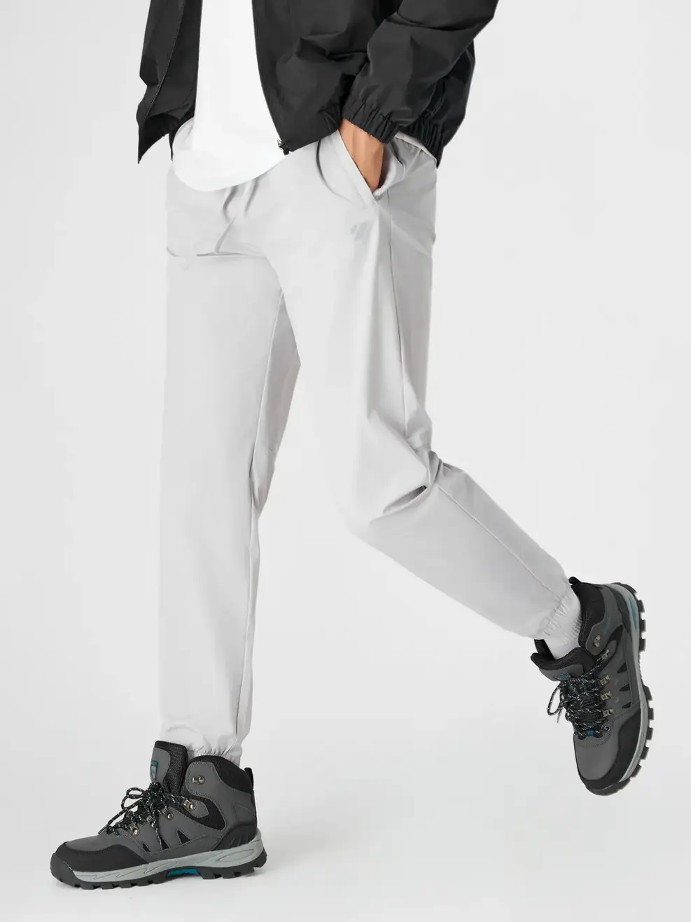 Quần Gió Nam Thể Thao Ép Phản Quang - Xám 029 - 29