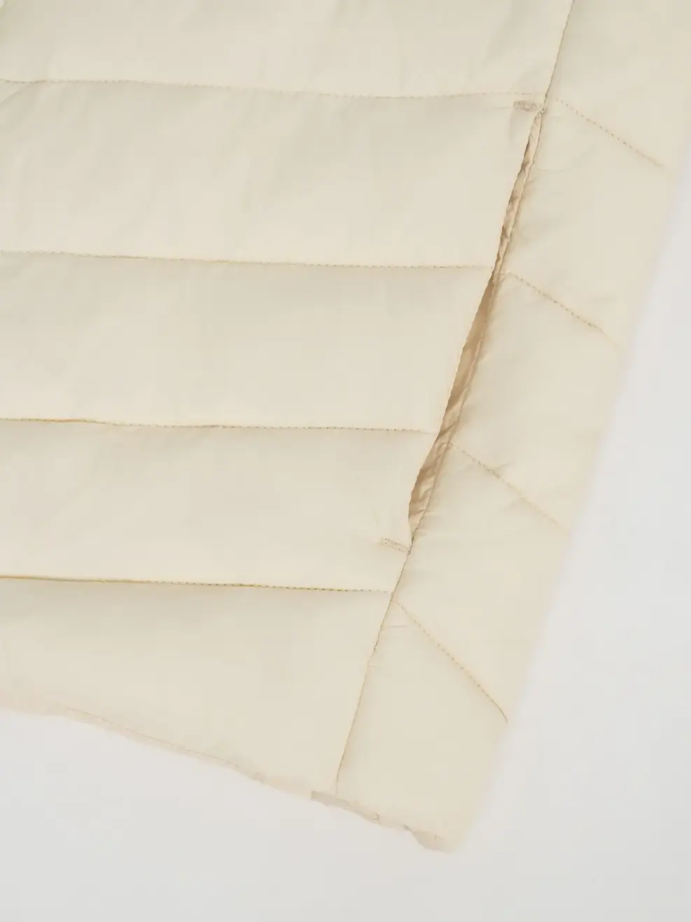 Áo Phao Nữ Phối Nỉ Pro - Be - S