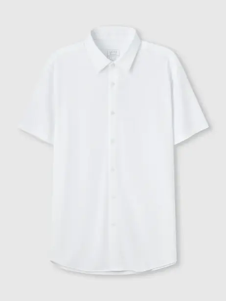 Áo Sơ Mi Nam Cộc Tay Business Bề Mặt Tổ Ong