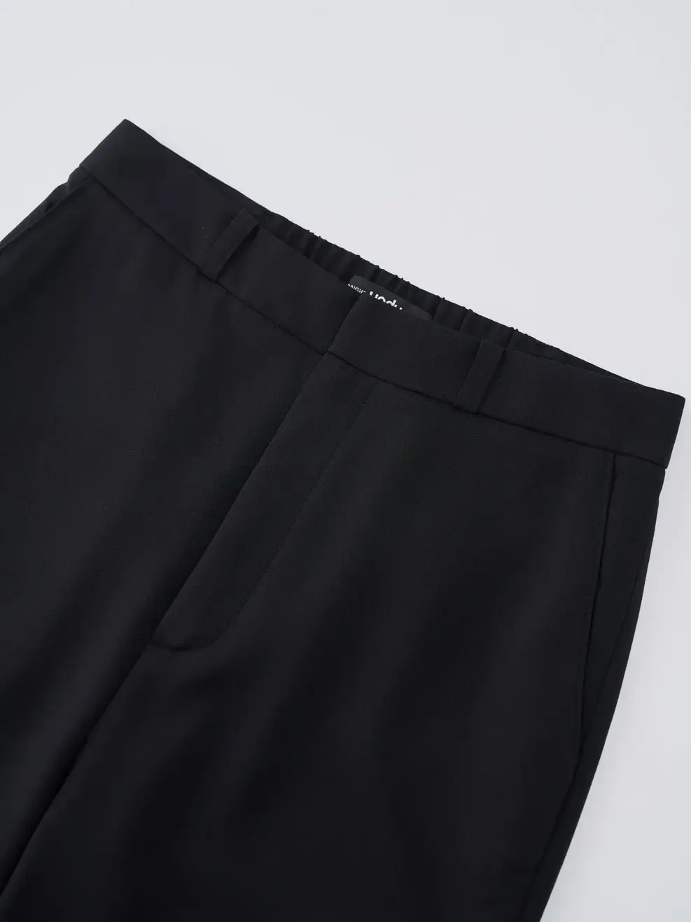 Quần Straight essential  - Đen 001 - S