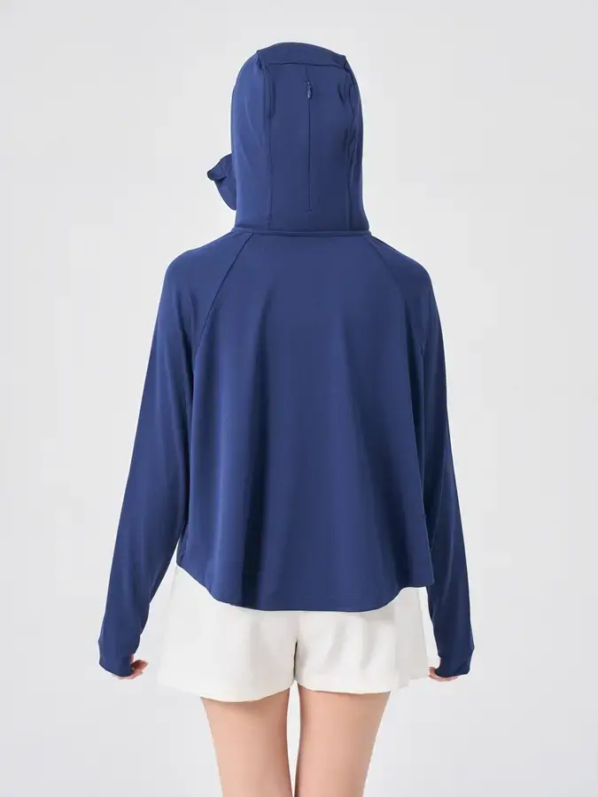 Áo Chống Nắng Nữ Chống Uv Dáng Suông - Navy - M