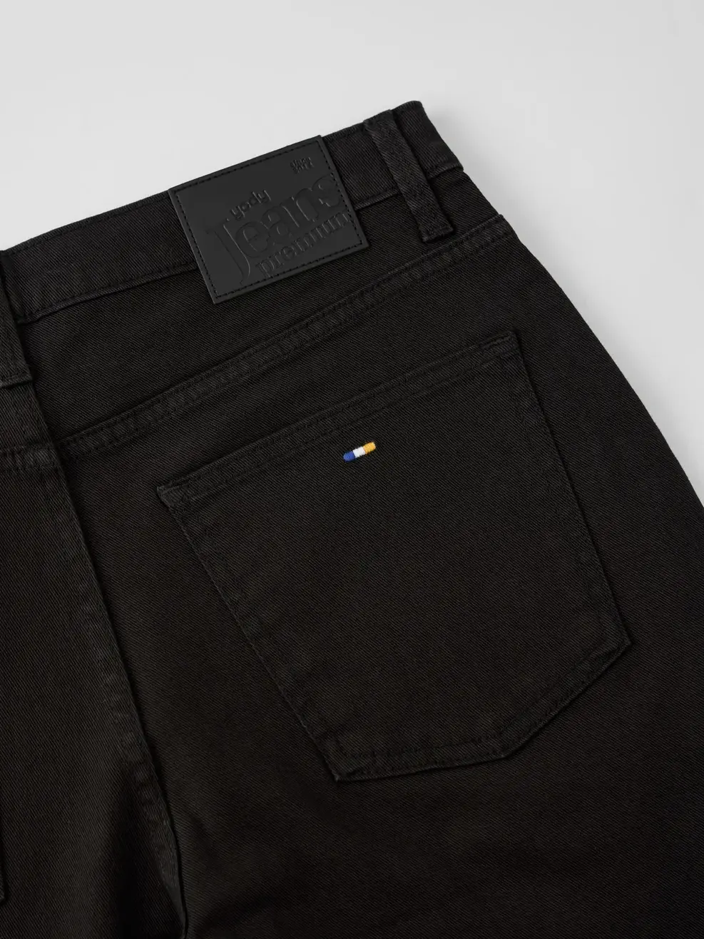 Quần Jeans Nam Regular Denim Like - Đen 001 - 28