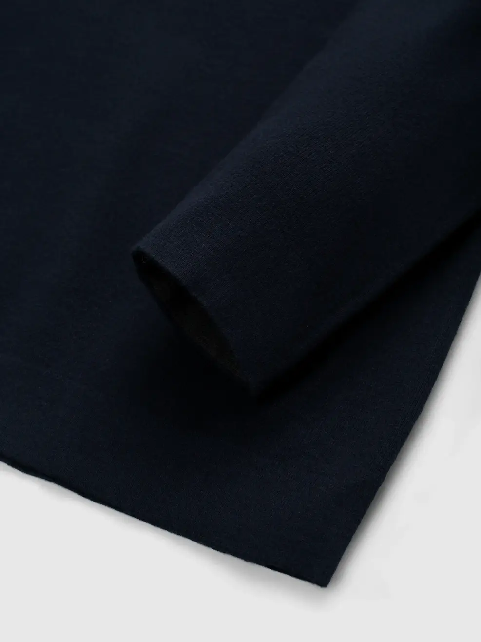Áo Len Nam Dài Tay Cổ Lửng - Navy 001 - M