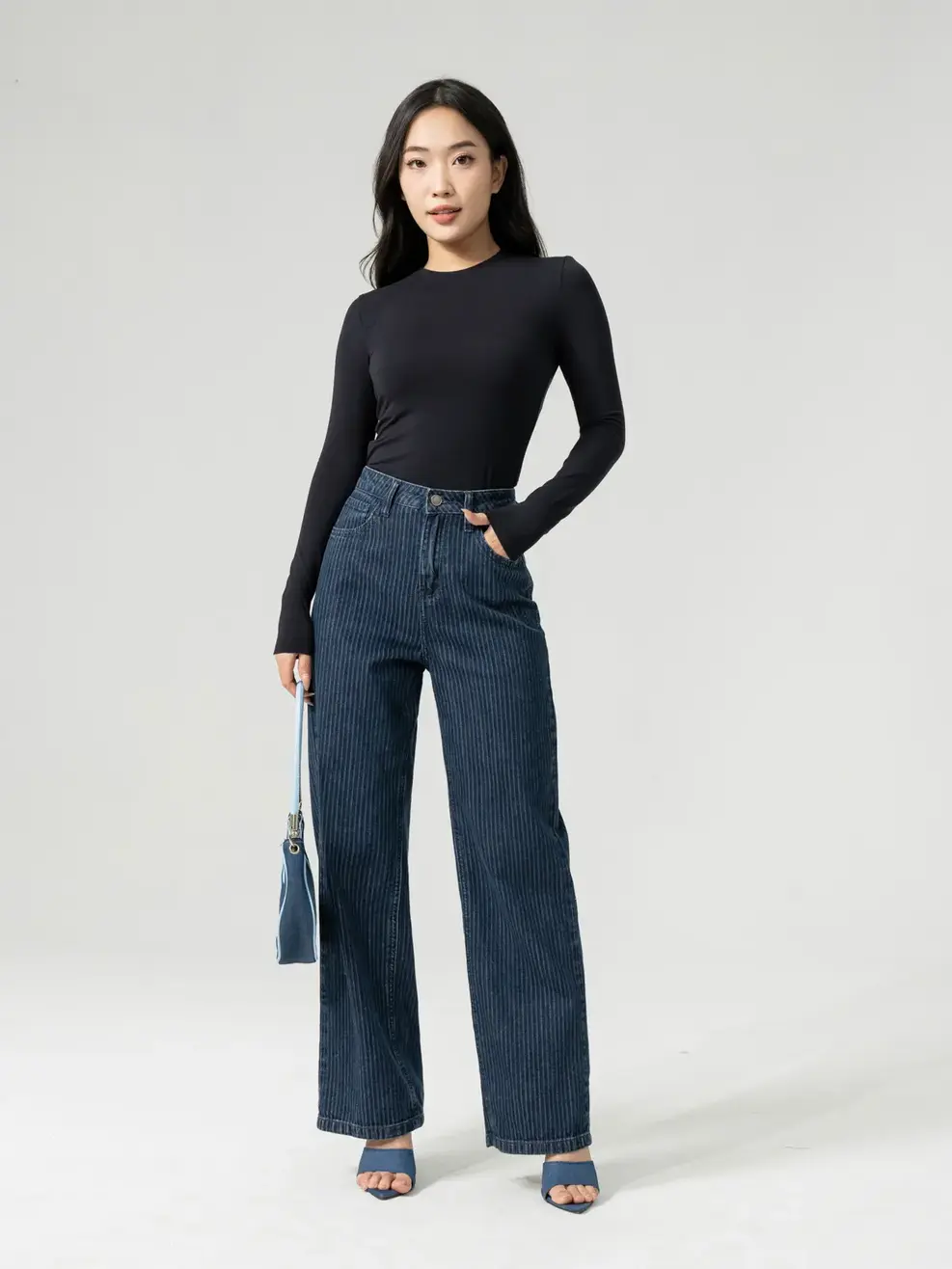 Áo Thu Đông Nữ Giữ Nhiệt Cổ Tròn - Đen - S