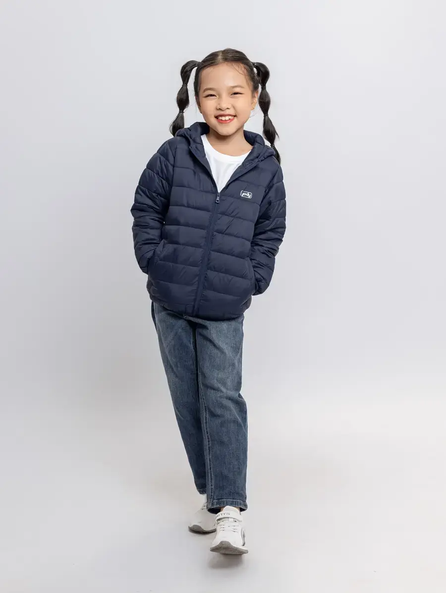 Áo phao kid siêu nhẹ - Tím than - 2