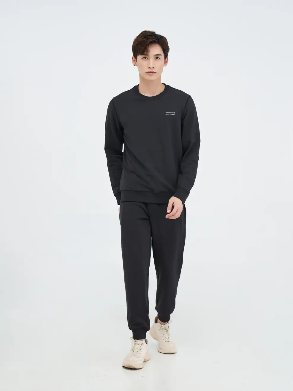 Bộ nam LGFG cơ bản - Đen - L