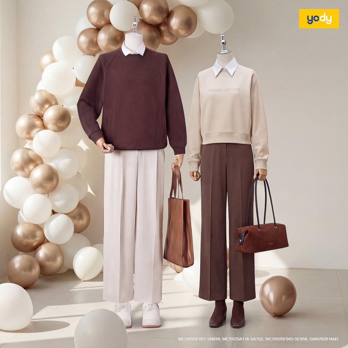 Áo sweater mỏng là một lựa chọn quen thuộc vào mùa thu
