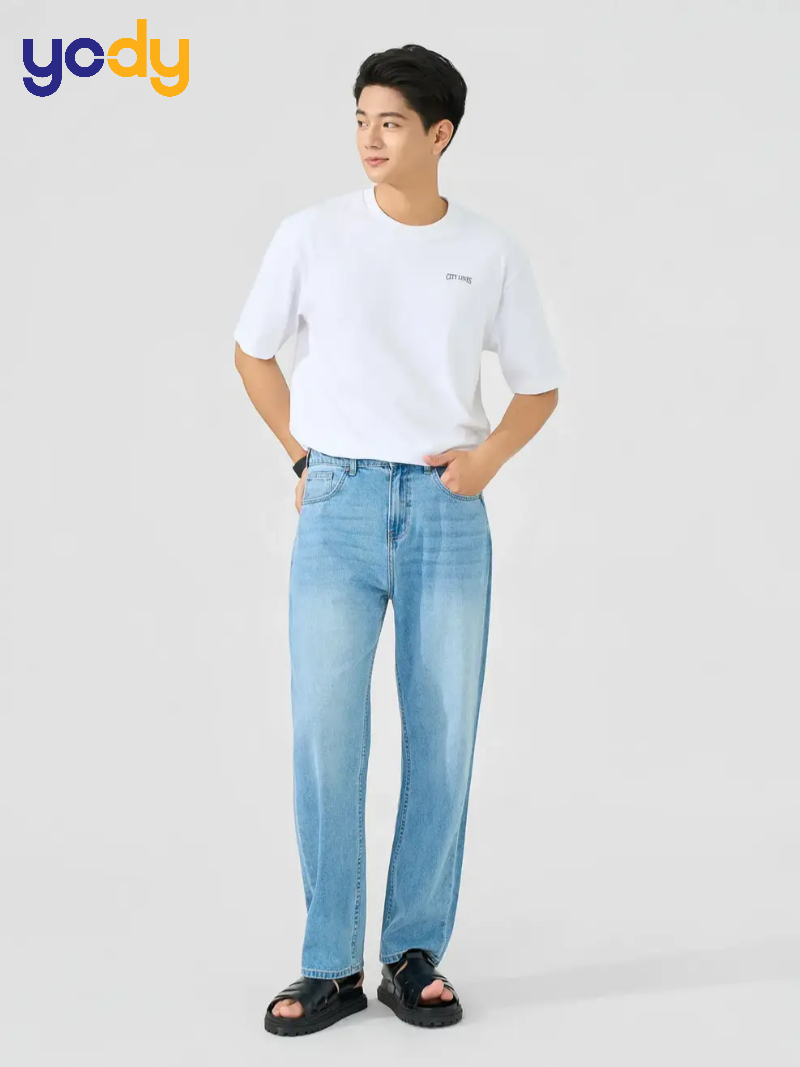 Kết hợp quần jeans dáng suông