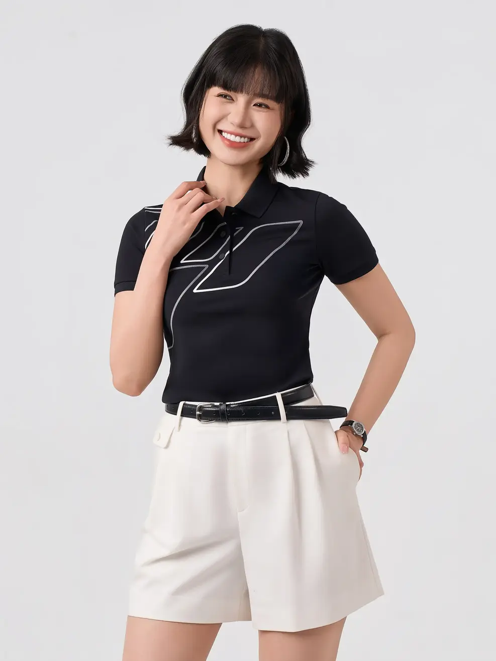 Shop áo polo đen