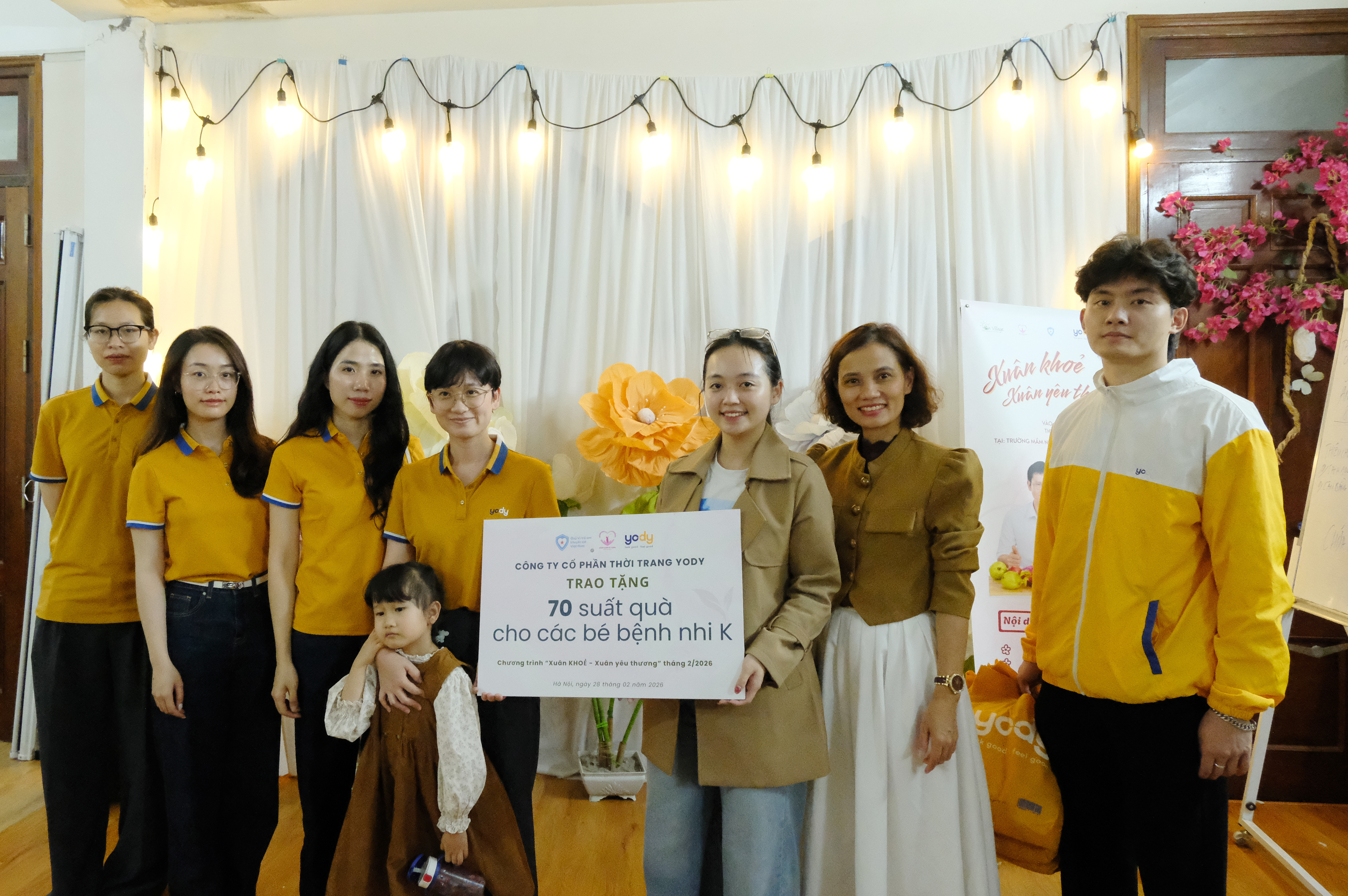 YODY Gửi Trao Ấm Áp Đến Các Chiến Binh Nhí K