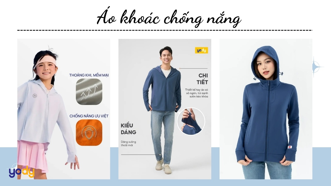 Bài viết - TOP 10 mẫu áo khoác chống nắng đẹp, bảo vệ làn da tốt