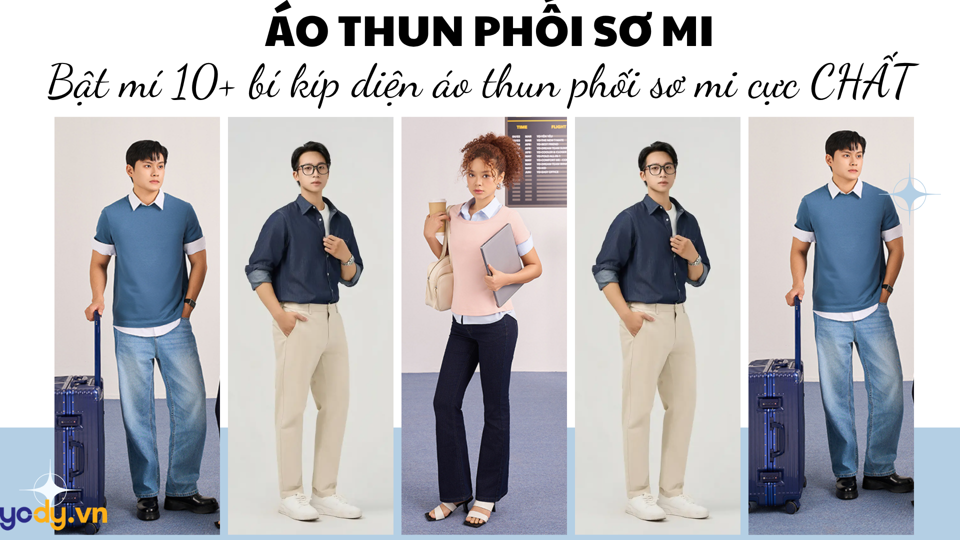 Top 20+ cách phối đồ áo thun nam cực chất, thu hút mọi ánh nhìn năm 2026