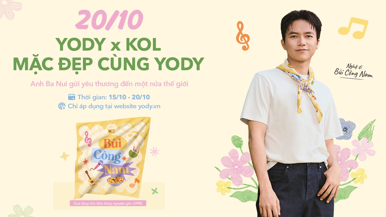 Chương trình 20/10: YODY x KOL - MẶC ĐẸP CÙNG YODY