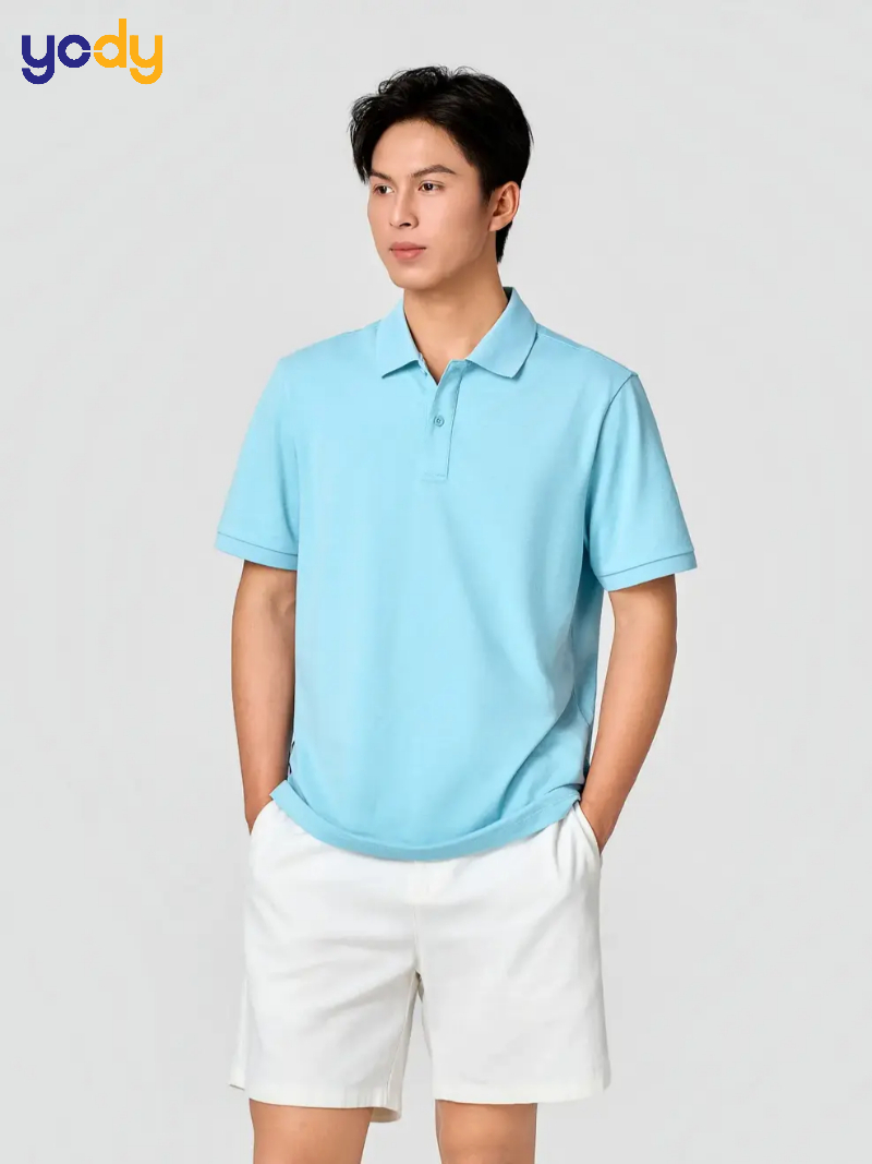Năng động, thời trang với áo polo quần short