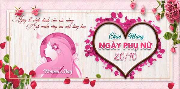 Banner 20/10 cho văn phòng, công ty