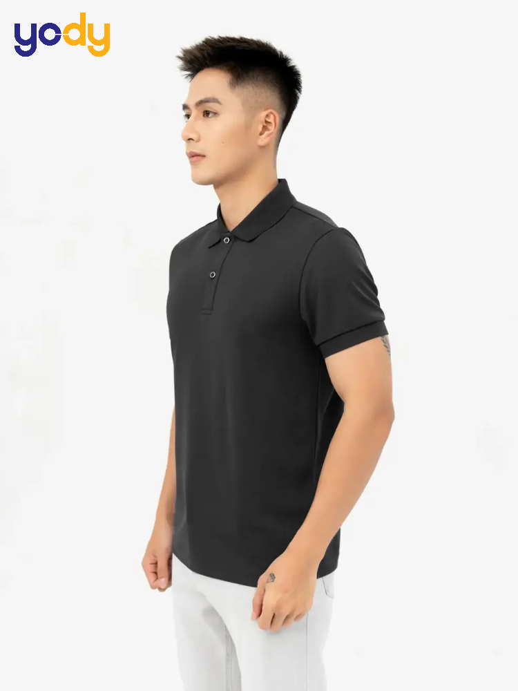 Áo polo YODY màu đen