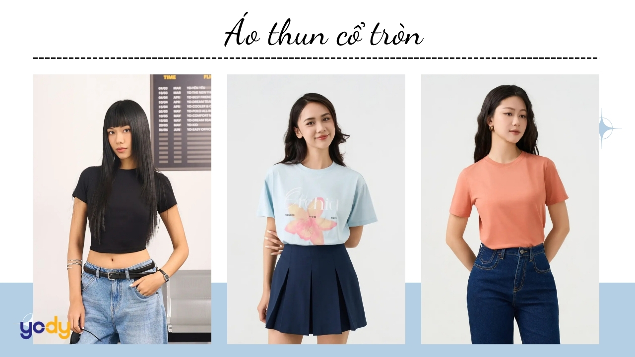 Bài viết - Lưu ngay 10 cách phối áo thun cổ tròn cá tính, trẻ trung