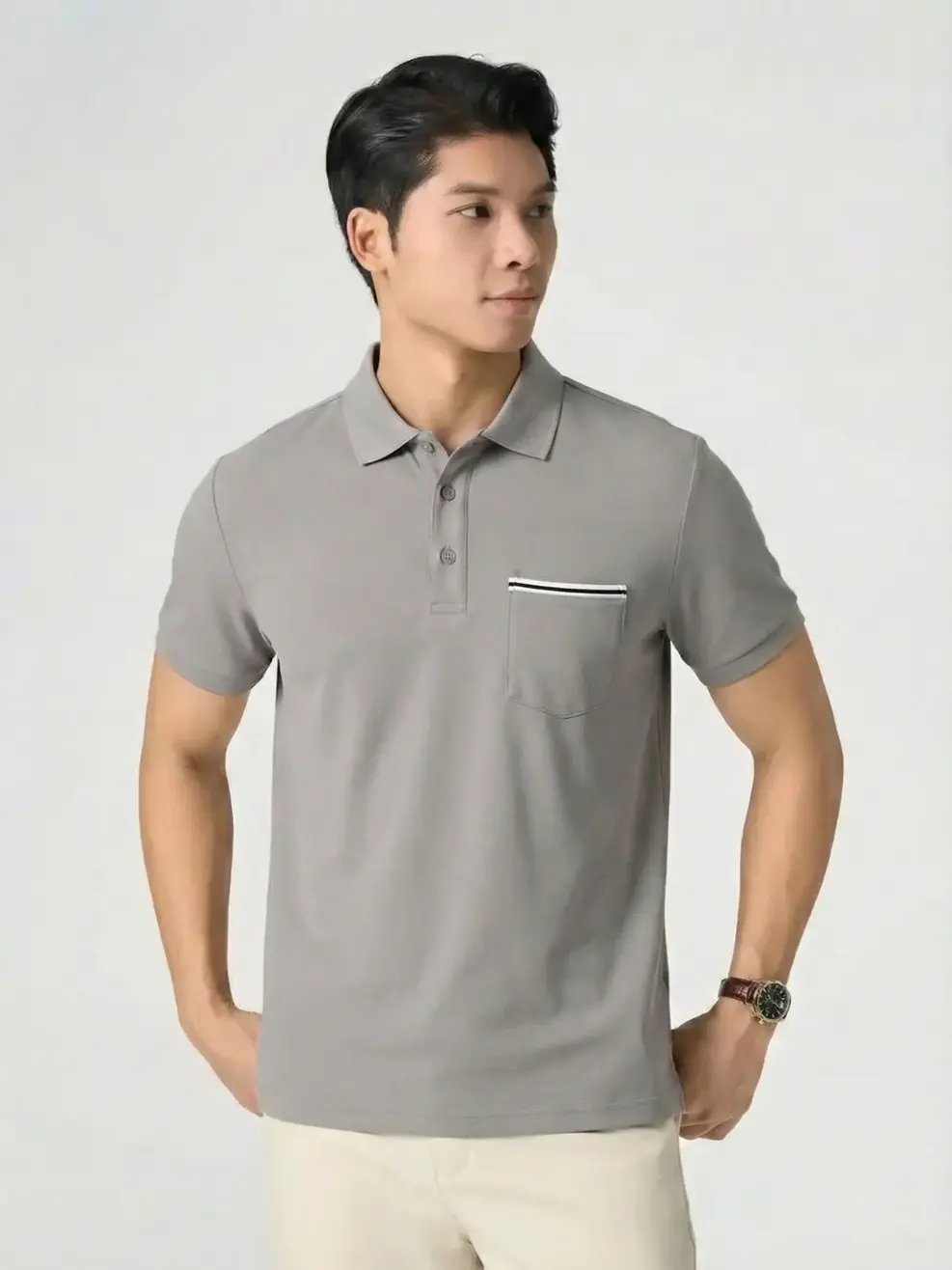 Áo Polo In Hình Mickey