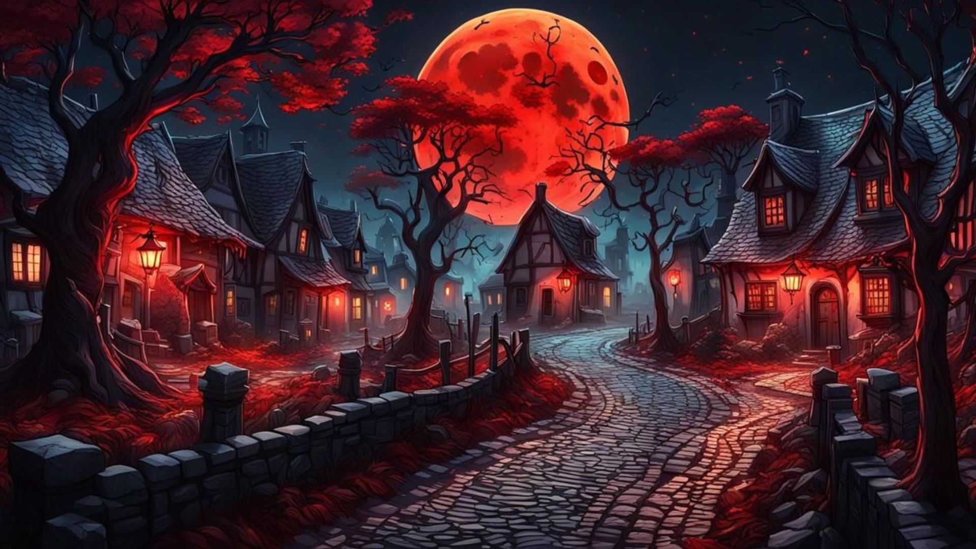 Hình nền Halloween kinh dị cho máy tính