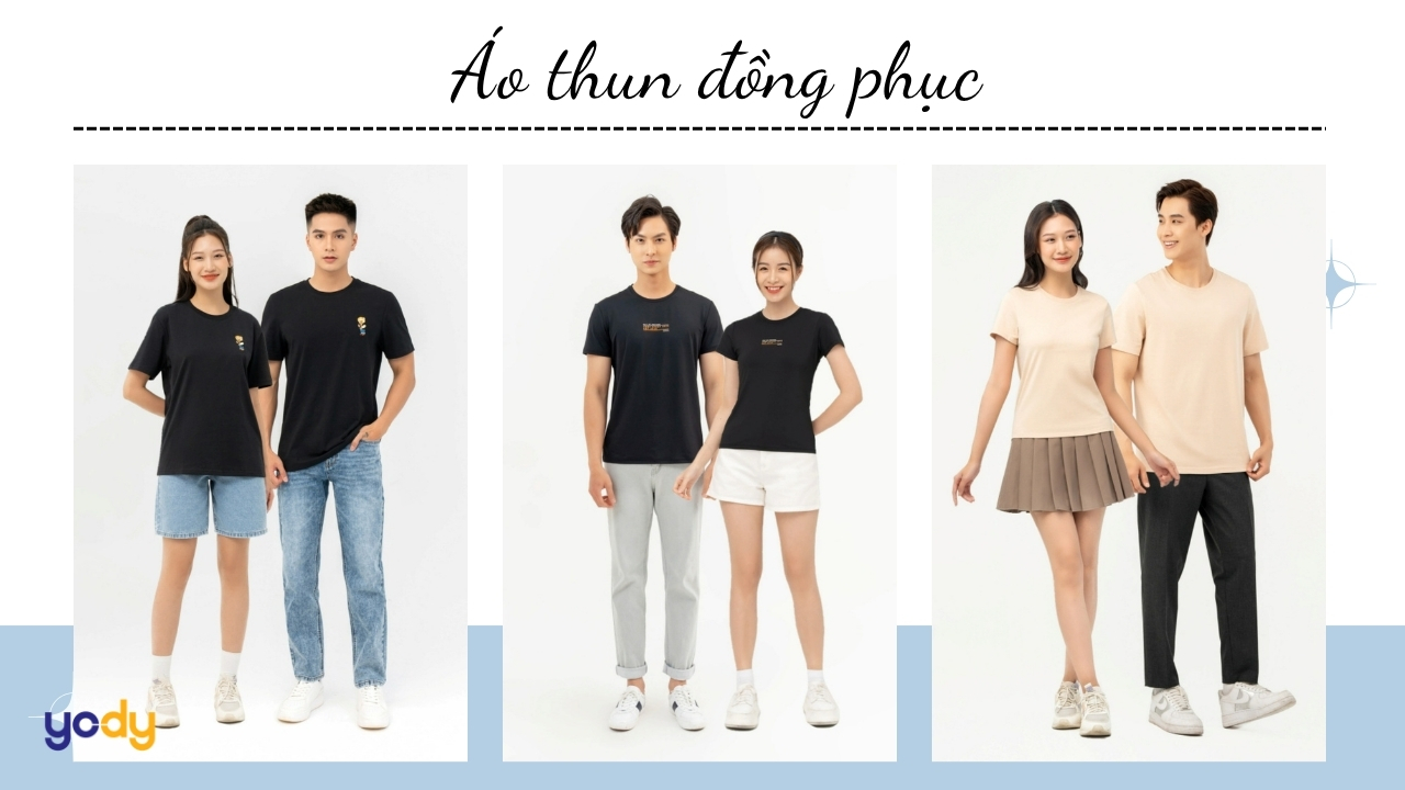 Bài viết - Lưu ngay 20 mẫu áo thun đồng phục trẻ trung, năng động