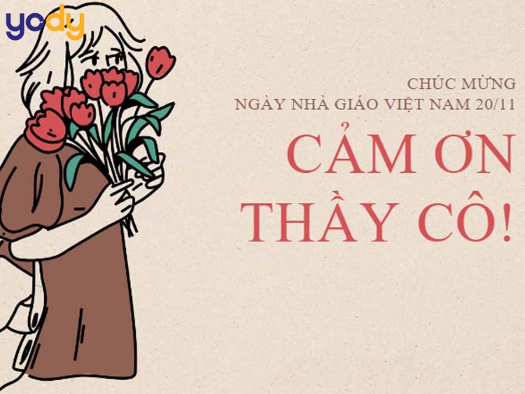 Mẫu thiệp 20/11 đẹp, đơn giản 5