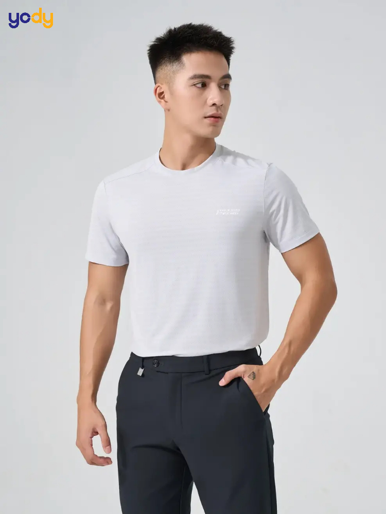 Áo thể thao tập gym T-shirt Nam Train Hard Win Easy