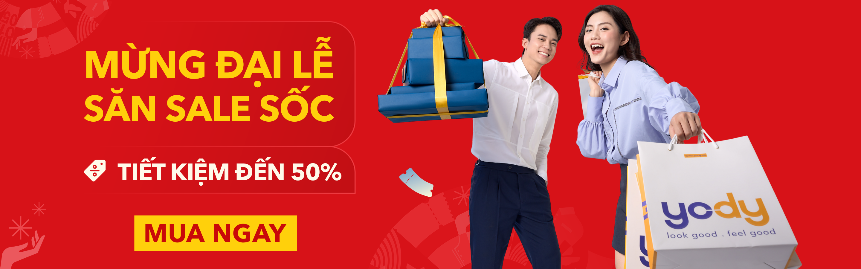 Mừng Đại Lễ rạng rỡ: Săn ngay Sale 50% cực lớn từ YODY