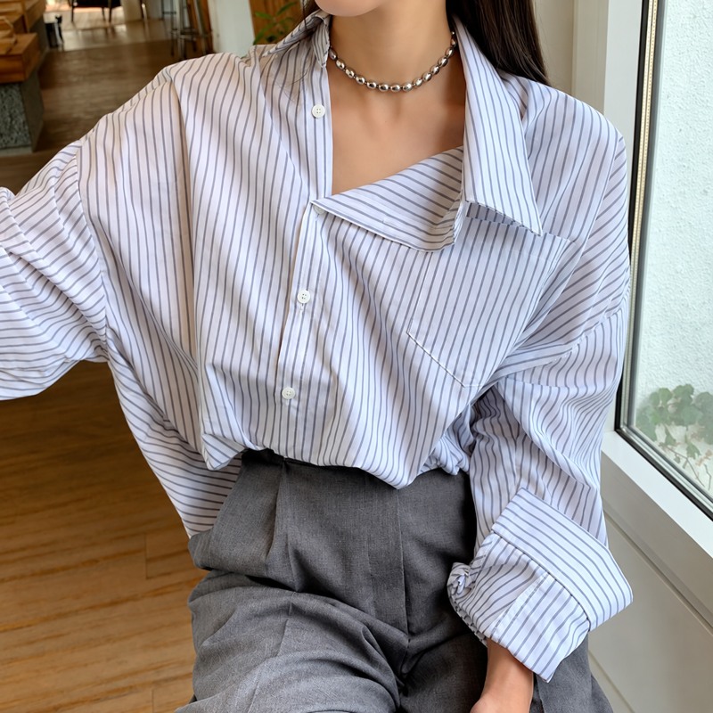 Hướng dẫn cách cài cúc lệch cho áo sơ mi