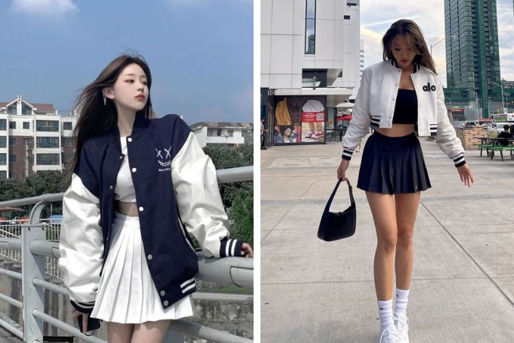 Cách lựa chọn áo khoác gió bomber nữ cực chuẩn