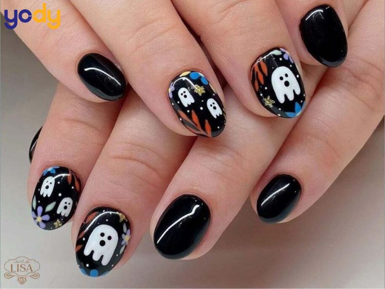 Nail Halloween ma dễ thương