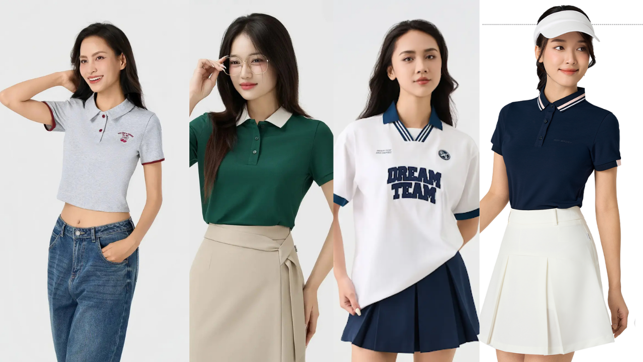 Bài viết - Bí quyết chọn áo polo nữ ngắn tay phối màu tôn da, hack dáng cực đỉnh từ YODY