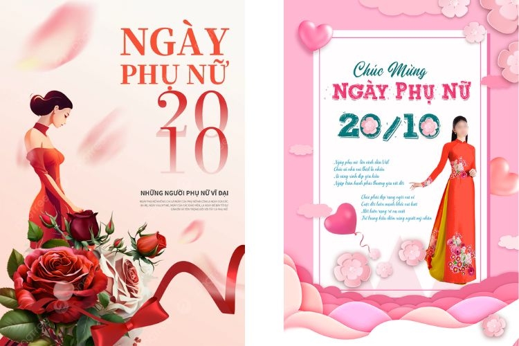 Banner 20/10 cho trường học