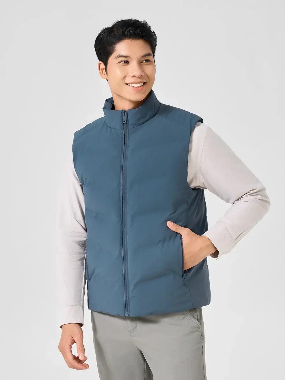 Phối đồ với áo gile nam