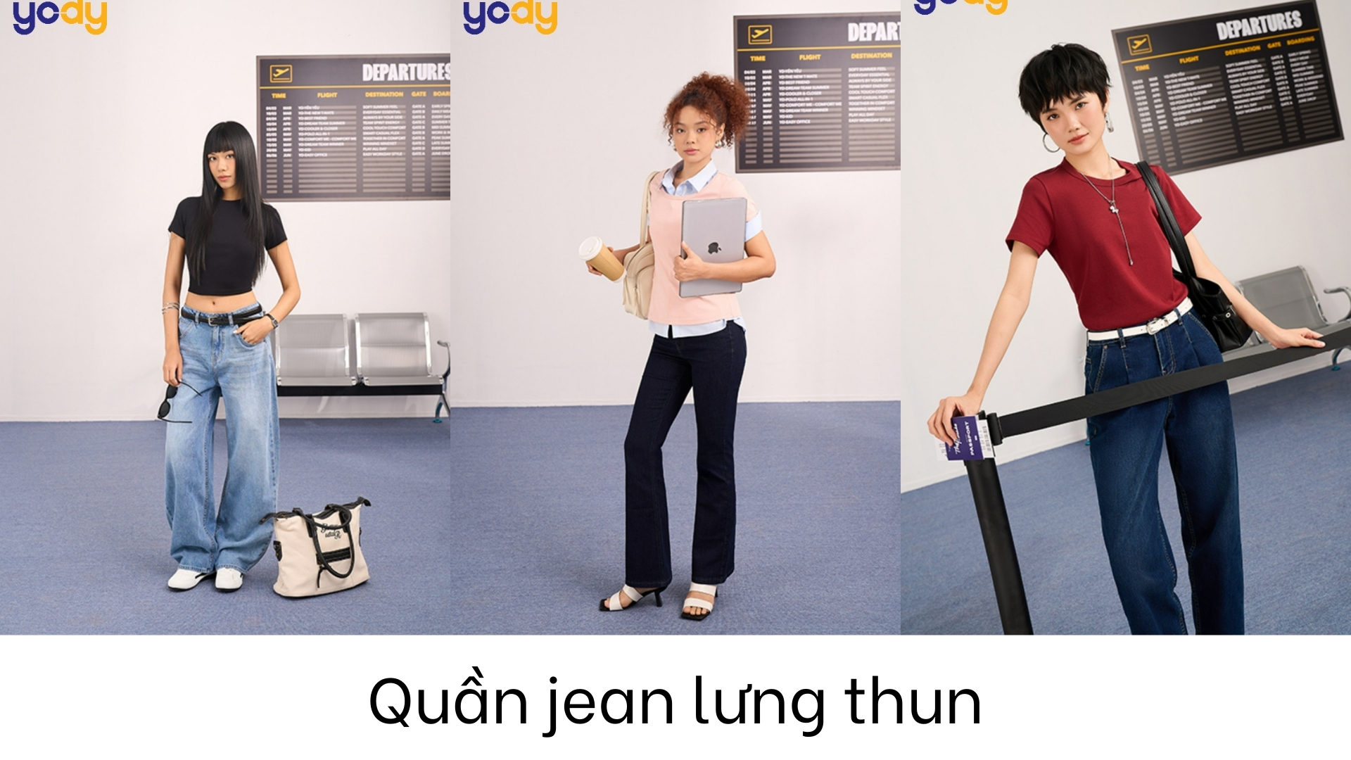 10 shop quần jean nữ lưng thun cao cấp, cực trendy