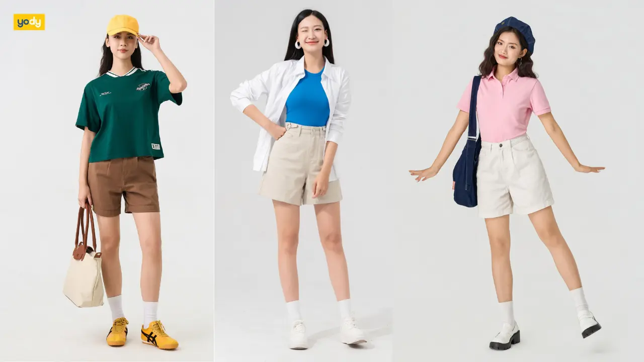 Bài viết - Quần short jean nữ mặc sao cho đẹp? 4 kiểu quần short dễ phối nàng nên thử