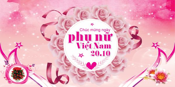 Banner 20/10 cho văn phòng, công ty