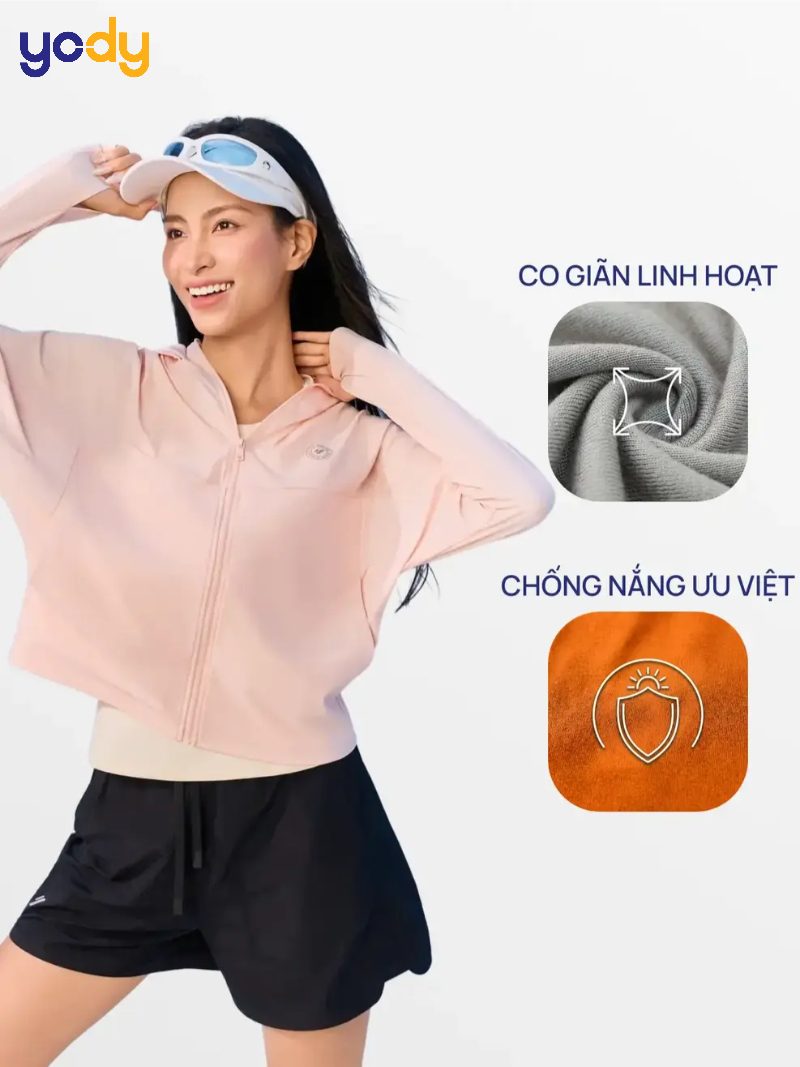 Áo Khoác Chống Nắng Chạm Mát Cơ Thể