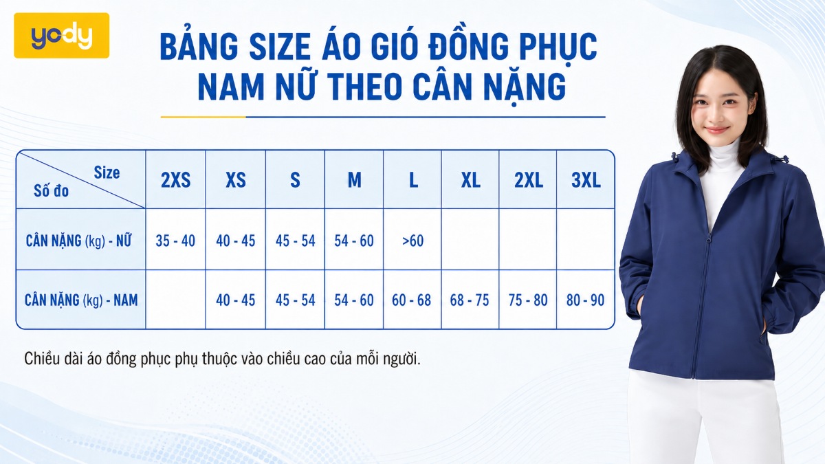 áo khoác gió đồng phục đẹp