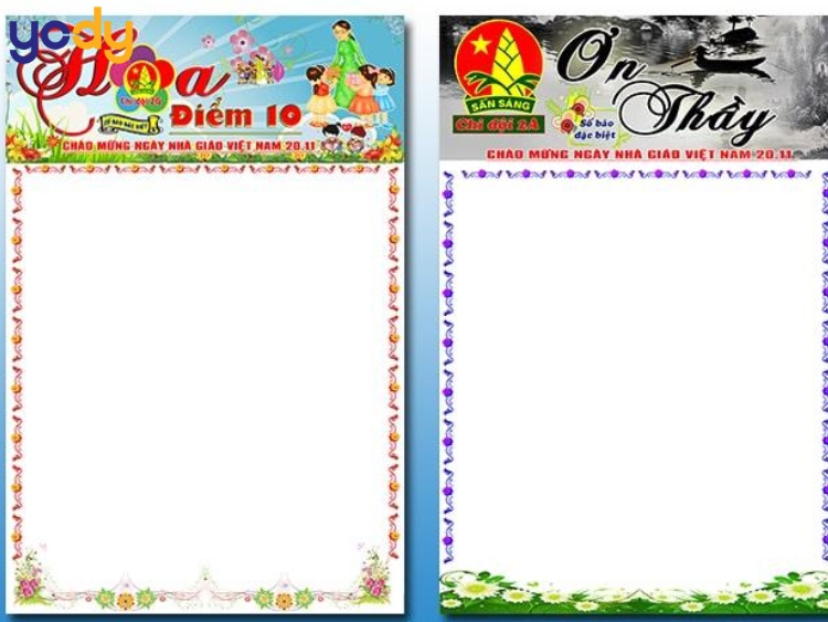 Gợi ý một số tên đầu báo tường 20/11 hay