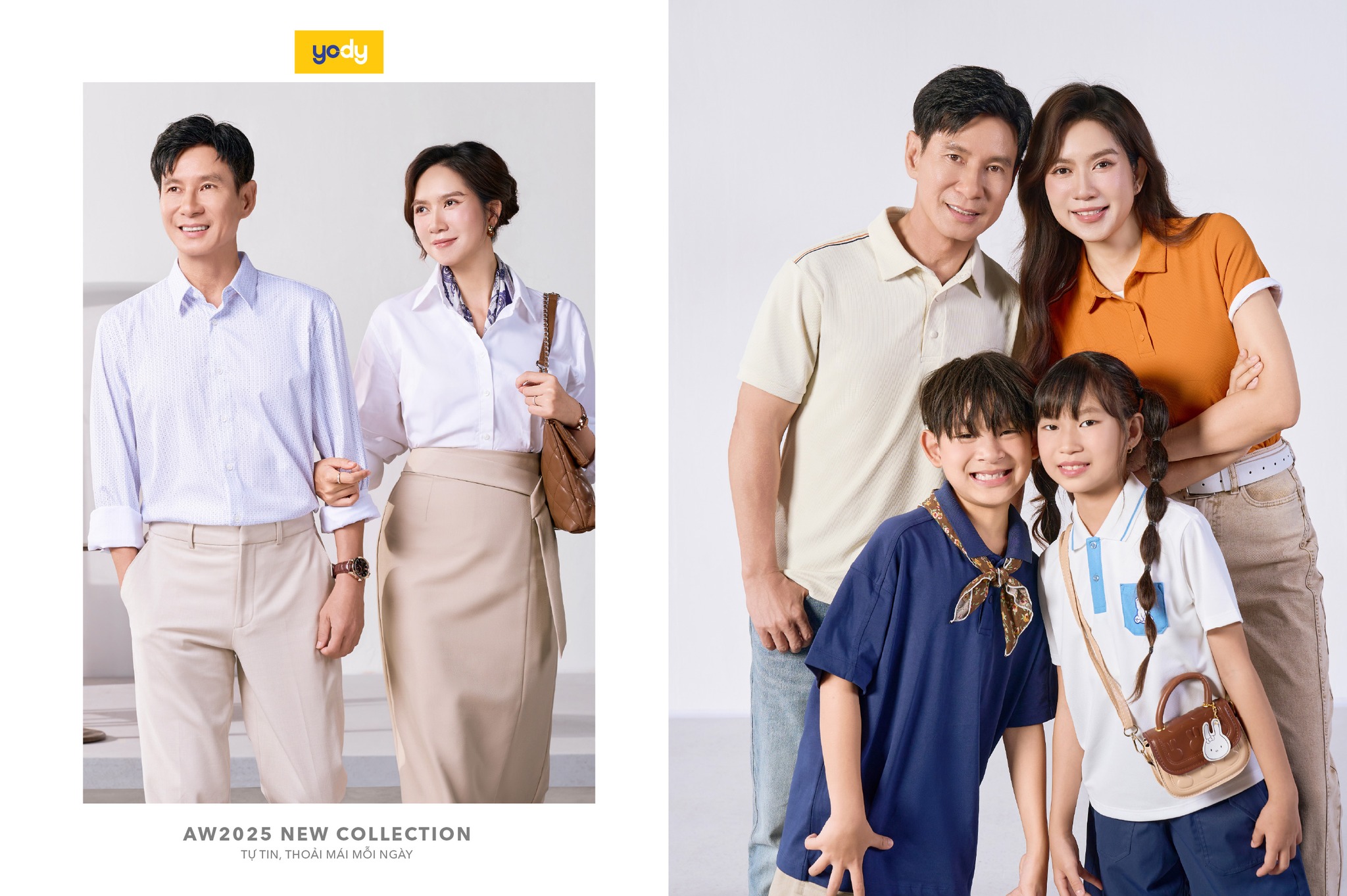 Bộ sưu tập thu đông 2025 Yody in life AW25