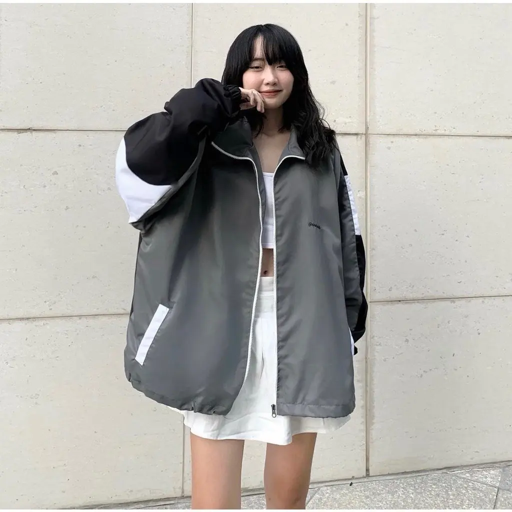 mẫu áo khoác gió nữ Hàn Quốc