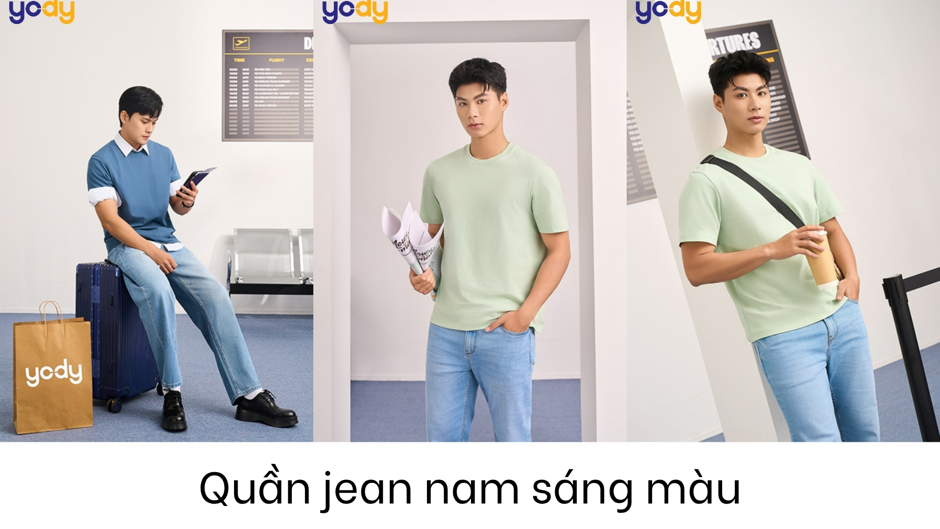 Tổng hợp 10 shop quần jean nam sáng màu nổi tiếng, mẫu mã đẹp