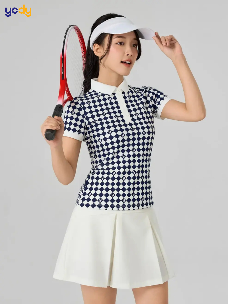 Áo Polo Nữ Yody Sport In Tràn
