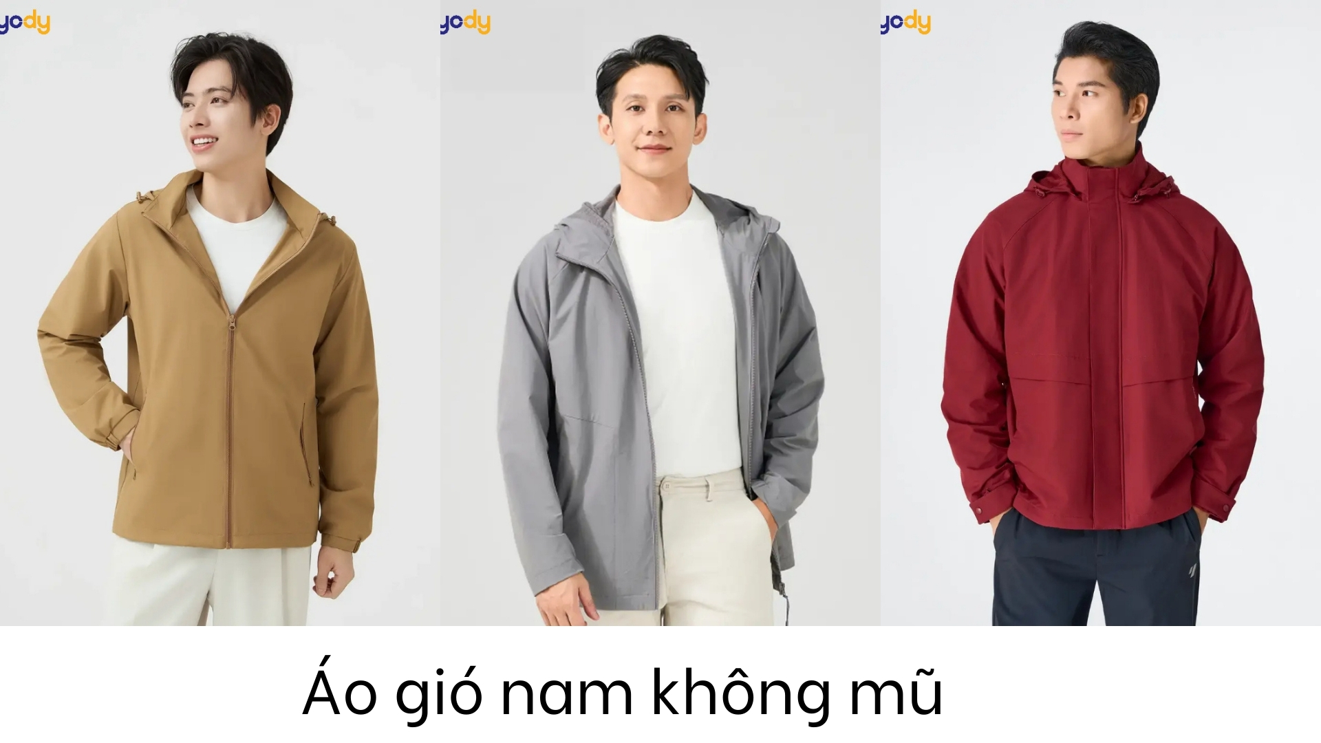 10 Shop bán áo gió nam không mũ tiện lợi, trẻ trung
