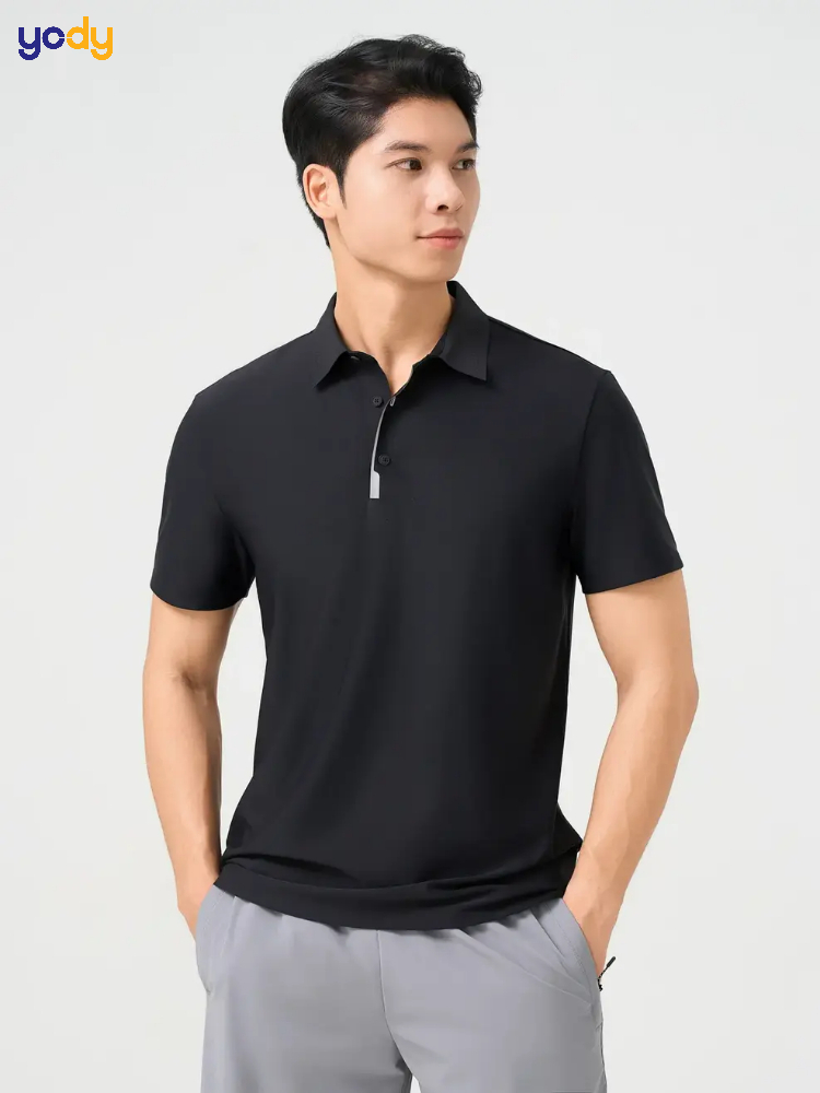 Áo Polo Nam Airycool Ép Seam Lá Cổ Laser